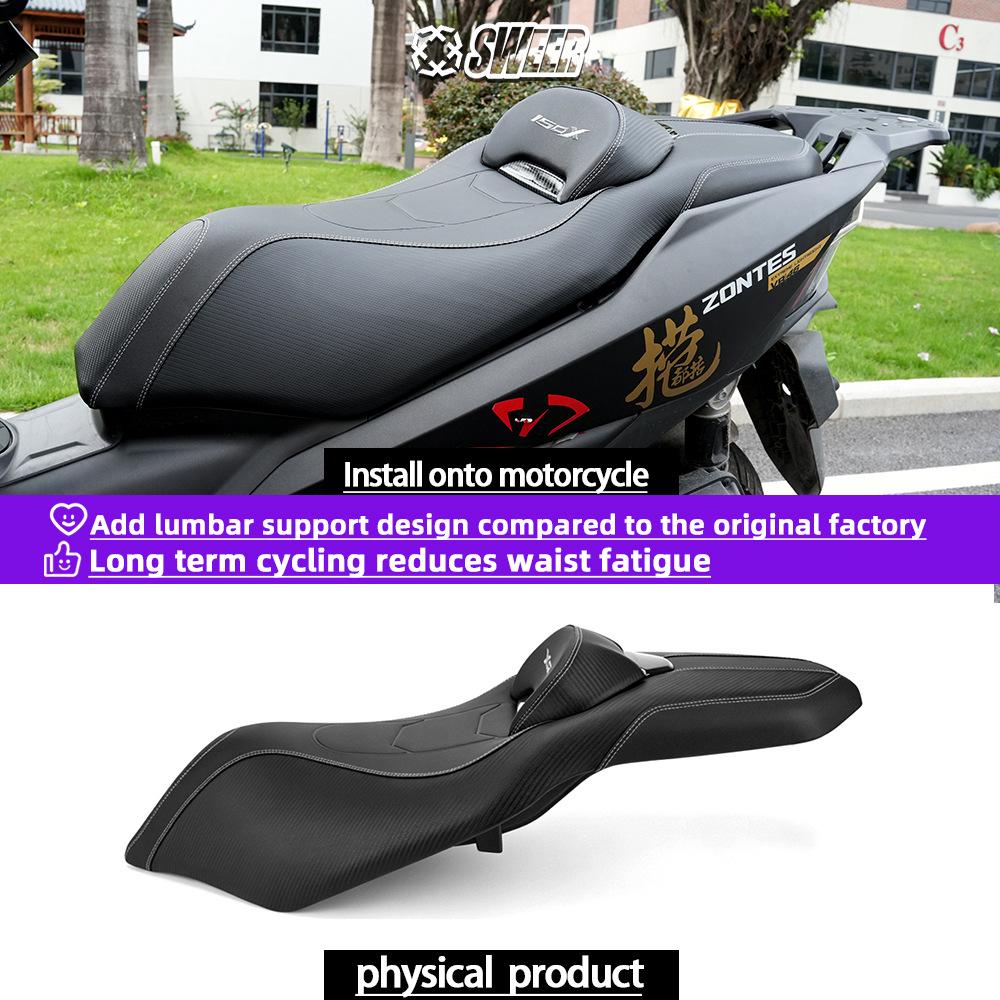 Zongshen 150X Motorcycle Seat Cushion: Enhanced Comfort & Lumbar Support