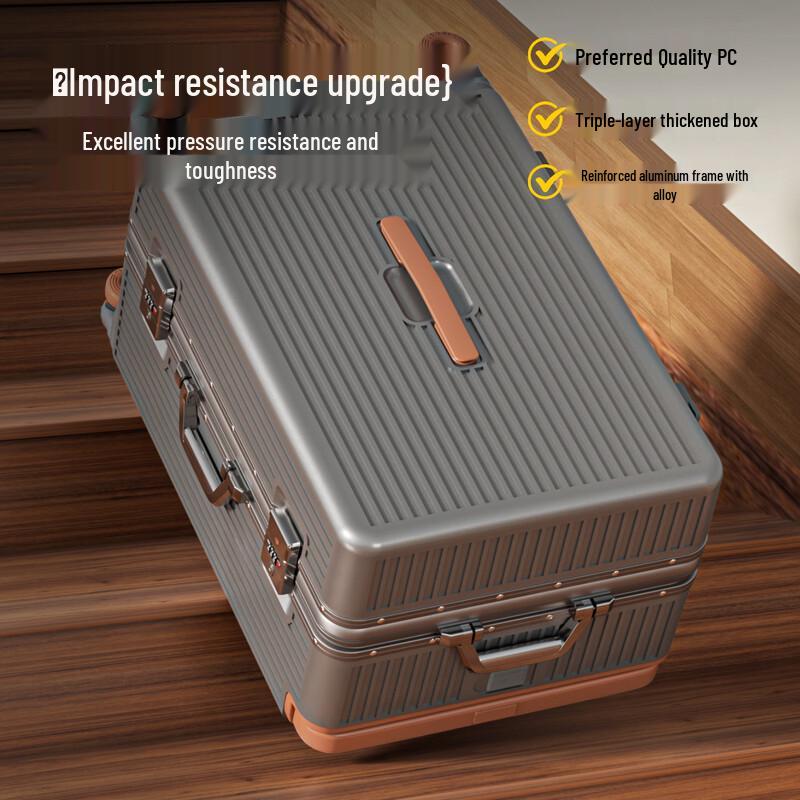 OKD 24-inch Business PC Hardside Luggage with Aluminum Frame