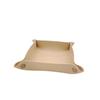 Nordic PU Leather Desktop Tray for Jewelry, Cosmetics, & Keys