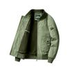 Spring New Washed 100% Cotton Men's Aviator Jacket Fashion Casual Baseball Bomber Jacket Streetwear for Men