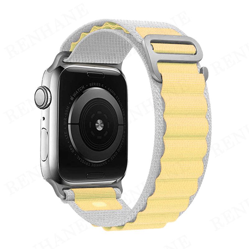 Alpine Loop Nylon Band for Apple Watch Strap 49mm 45mm 41mm 44mm 40mm 42mm 38mm Metal G-Hook Bracelet IWatch Ultra 34 5 SE 6 7 8 Strap