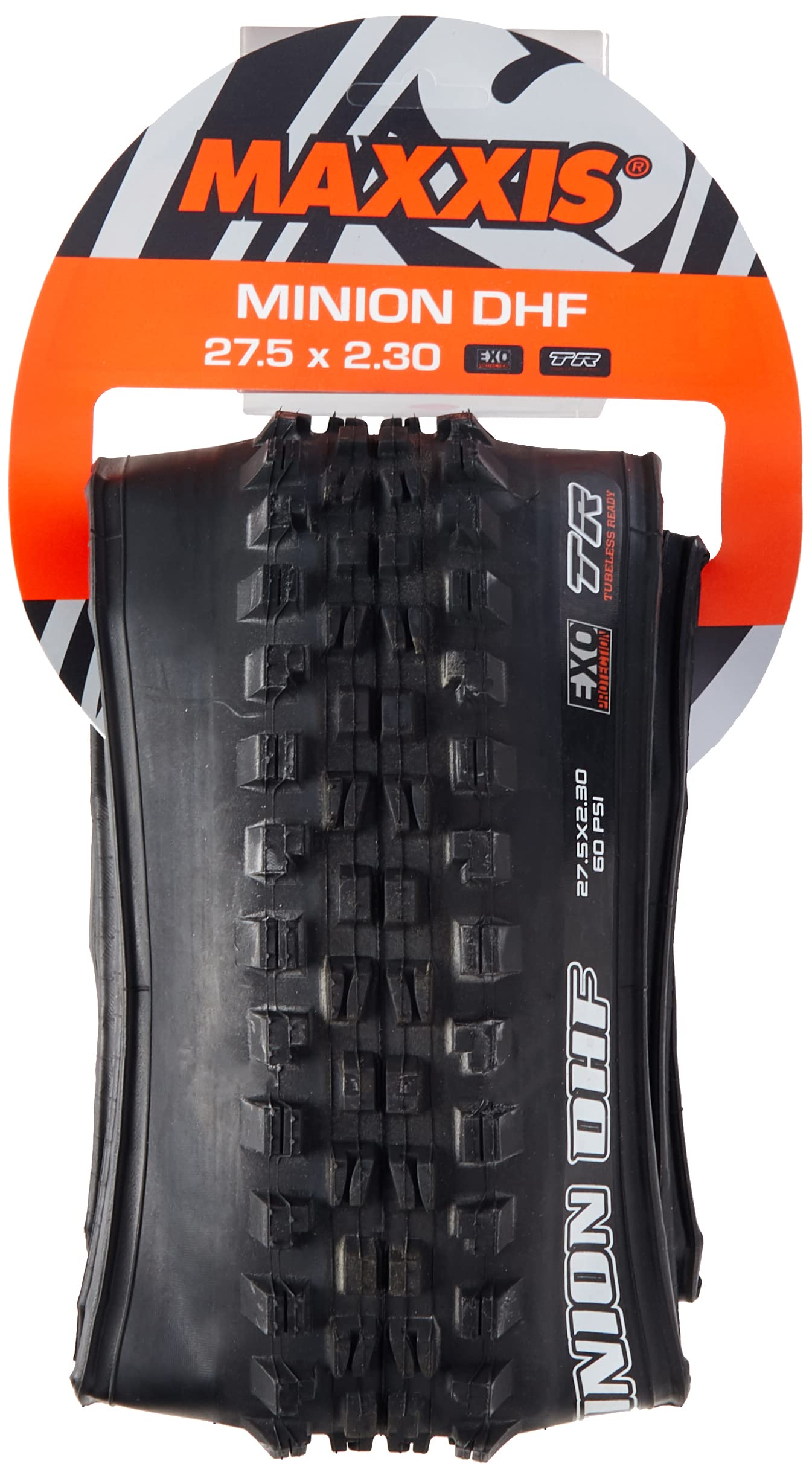 

Покрышка Maxxis Minion DHF Складная Двойной Компаунд Exo/tr, Черная, 27 x 2.3 дюйма