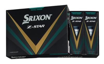 DUNLOP Golf Topları SRIXON 2023 Model 1 Düzine Kraliyet Yeşili Z-STAR (12 adet)