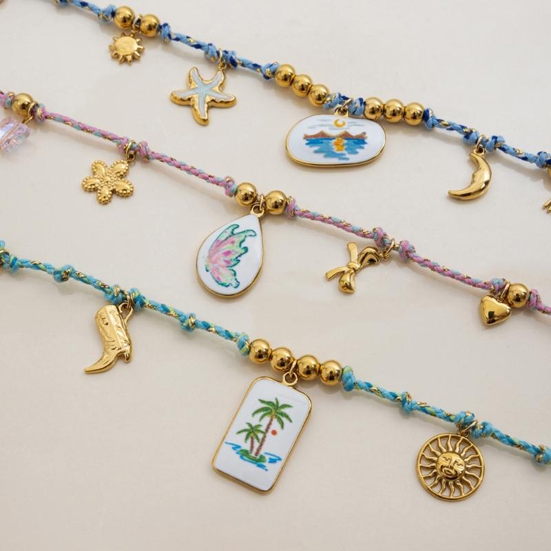 Multilayer Coastal Themed Jewelry Adjustable Length Necklace Ideal For Swimwear And Summer Dresses