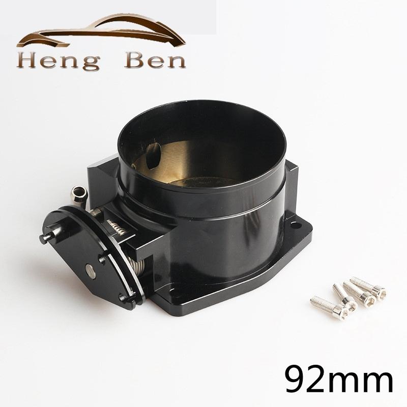 For LSX LS LS1 LS2 LS7  92mm 102mm throttle body + TPS IAC Throttle Position Sensor 92mm Black