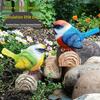 Realistic Chirping Bird Outdoor Garden Ornament - Resin Figurine for Landscaping
