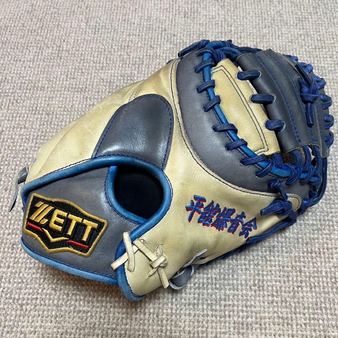 Used ZETT soft catcher s mitt Yuhei Nakamura model