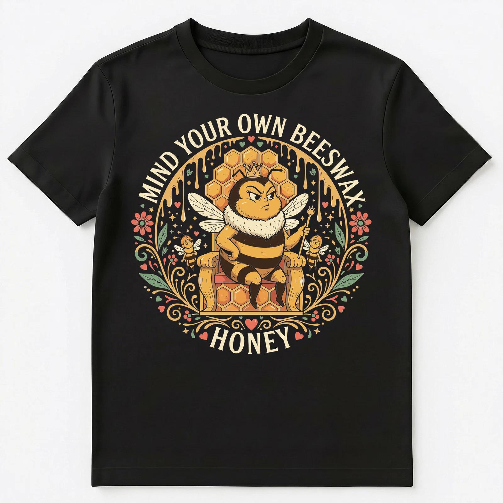 Bee Lover Sassy Beeswax Honey Pun Nature Unisex T-Shirt XL