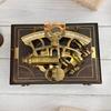 Nautical Sextant  Custom Engraved Gift  Brass Sextant With Telescope  Working Compass,  Anniversary Gift, Navy Veteran Gift
