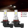 H10 9145 Fog Light 80 8000K White LED Fog Light Highlight Universal Replacement Bulbs, 2-Pack, Bulbs, 12-24V