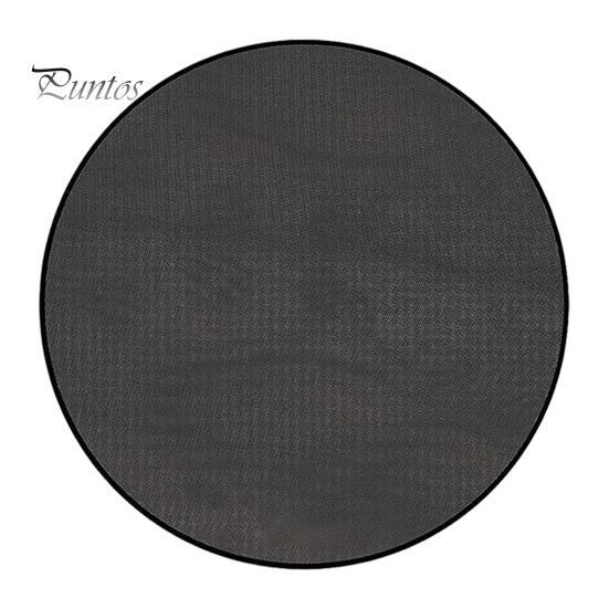 Fireproof Mat Outdoor Camping Round Grill Pad Oil-Proof Water-Resistant Reusable Wood Burning Fire-Pit Grill Mat