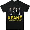 DOO MJUGG Keane UK Tour Mens T Shirt Handbill Music Band Rock 0 Fun Adult & Kids Tee Top 3XL Black