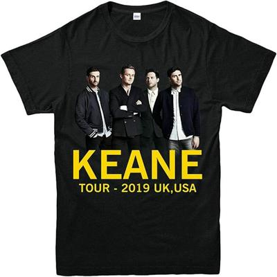 DOO MJUGG Keane UK Tour Mens T Shirt Handbill Music Band Rock 0 Fun Adult & Kids Tee Top 3XL Black
