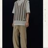 Li Ning Jackie Chan Spolupráca Kung Fu Séria Ležérne Voľný Strih Rebrované Manžety Pletené Športové Nohavice Pánske Nohavice Hviezdica-Hnedá AKLT207-2