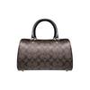 Coach Handbag Rowan 27 Presbyopic Printed Zipper Closure, Coated Canvas and Smooth Leather, Boston Bag Hand-held Shoulder Crossbody Bag, Large Size