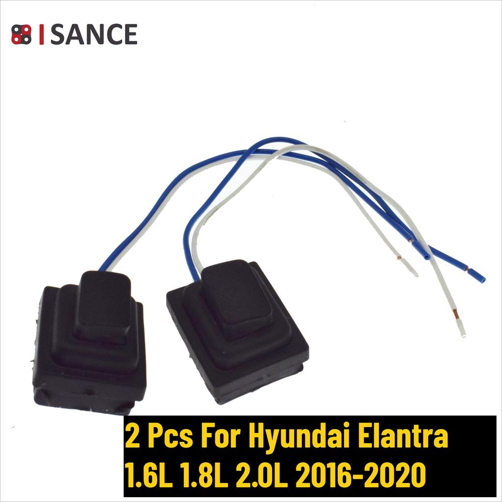 2 Pcs For Hyundai Elantra 1.6L 1.8L 2.0L 2016- Front Left Driver & Right Passenger Exterior Door Handle Smart Entry Button
