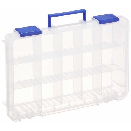 

Кейс для хранения деталей JEJ Astage PS360 с 12 разделителями, Сделано в Японии, 36 см шириной x 24,4 см глубиной x 6,8 см высотой