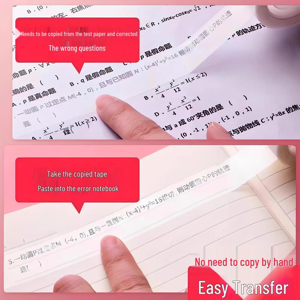 Newcomer Deal: 10-Pack Translucent Invisible Mistake Tape – No Copy Needed