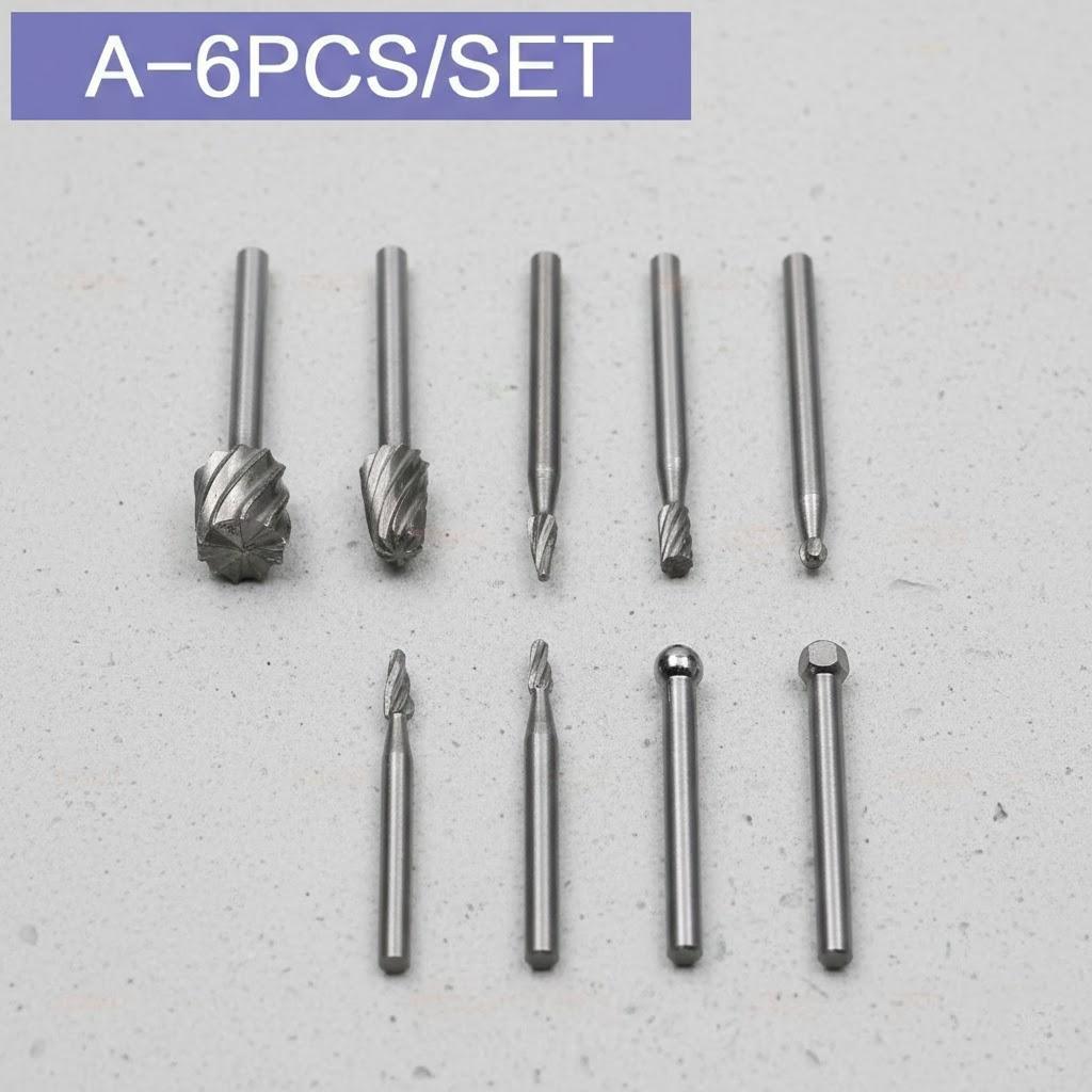 

High Speed Steel Woodworking Rotary File Engraving Milling Cutter Electric Grinder Tool Accessories Grinding for Woodworking