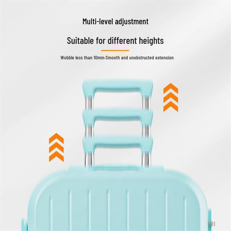Durable College Student Trolley Suitcase with Combination Lock