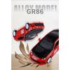 1/32 Scale Toyota GT86 GR86 Mf Ghost 86 Alloy Scale Car Model Diecast Metal Miniature Car Sound and Light Collection Children Toy Car