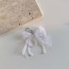 Y2K Aesthetic  Lace Bow Keychain Ins Sweet Bow Keyring Bag Pendant Delicate Backpack Hanging Decoration Gifts