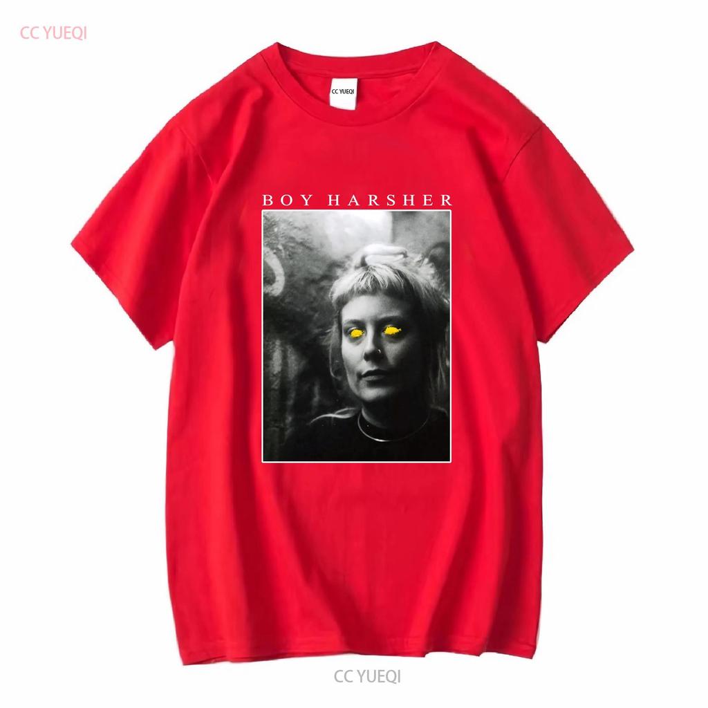 Boy Harsher band poster T shirt black All sizes S to 5Xl TA3148 vintage Washed Slightly Stretched Versatile streetwear Casual