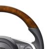 REAL Steering Wheel Roomy 900 Justy 900 42 Brown Wood [Rise (200 Series) / (late Series) / (late Series)] TYD-42BRW-BK