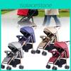 Wheeled Four Baby Stroller Lightweight Foldable Convertible Seat Outdoor Tools