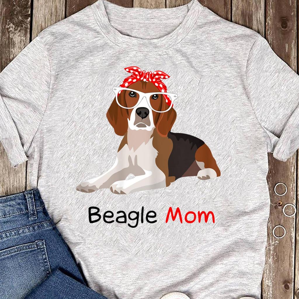 Beagle Mom T-Shirt: Funny Dog Lover Tee