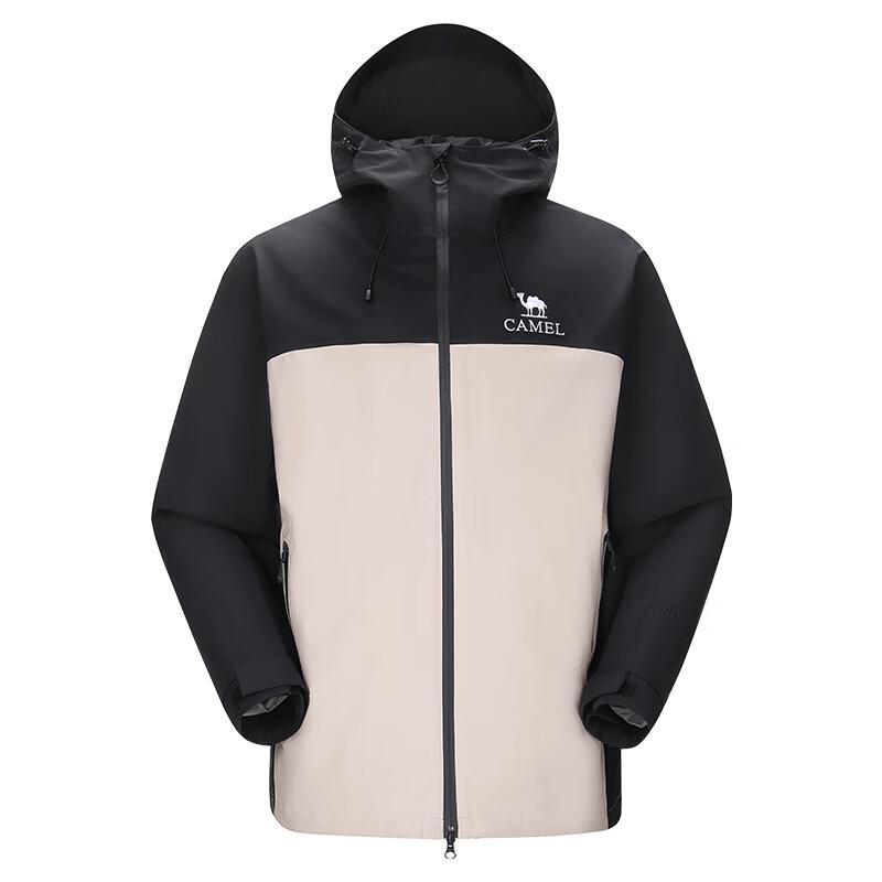 CAMEL Men's Fall/Winter Outdoor Windproof Hard Shell Single Layer Jacket