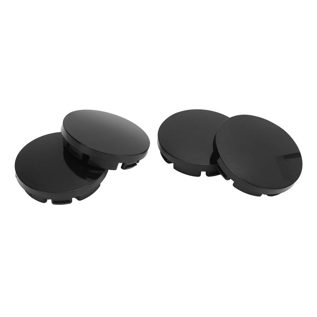 56mm 4 Pezzi Tappi Centrali Ruota Auto Neri Copritappo Centrale Cerchione Gomma Compatto Universale per Veicolo