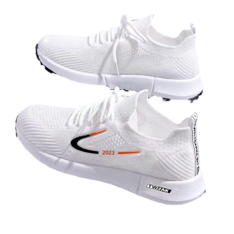 Mesh breathable new summer thin fly-woven shoes lightweight soft-soled running shoes sneakers