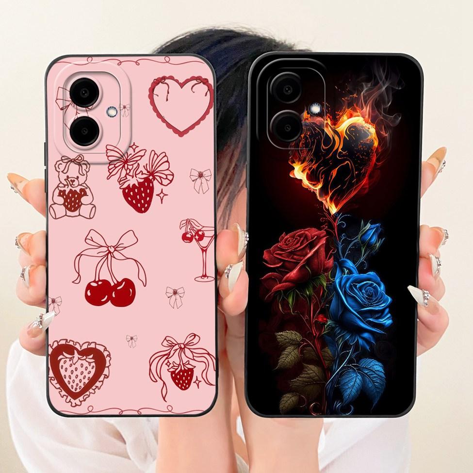 Case For Samsung Galaxy A06 4G SM-A065F SM-A065M Cover For Samsung A06 4G Casing Silicone Luxury Fashion Kawaii Cute 2D Painted