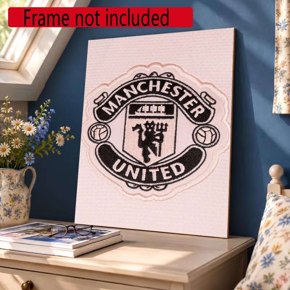 Manchester Diamond Painting Round Diamond Mosaic Rhinestones Diamond Embroidery Craft Kit Wall Decor Without Frame