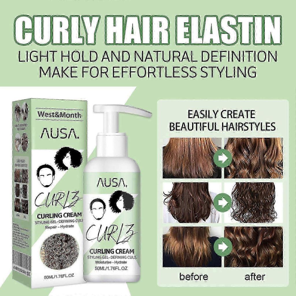 West&Month Protein Curl Elastin Hair Treatment Moisturizing, Fluffy and Lasting Styling Curl Elastin Essence