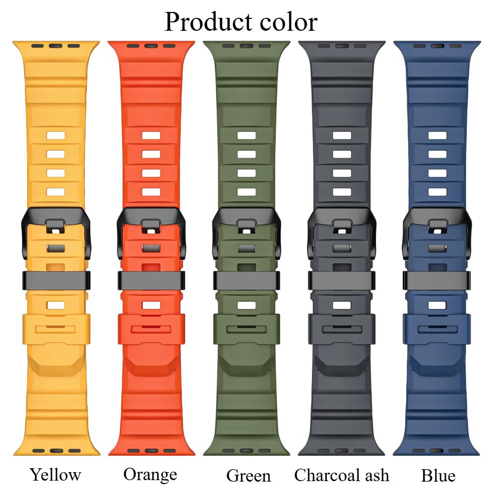 Trail Loop Strap for Apple Watch Band Ultra 2 49mm 46mm 45mm 44mm 42mm Sport Rubber Bracelet Iwatch Series 10 9 8 7 6 SE 5 4