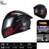 Full Face Motorcycle Helmet With Dual Visor 3C Certified ABS Safety Men Women All Season Riding