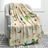 Sloth Print Throw Blanket Smooth and Soft Blanket Teens Adult for Sofa Chair Bed Office Travelling Camping Birthday Gift Blanket