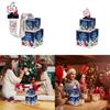 Double Theme Santa Layer Money Box With Surprise Gift For Party Christmas