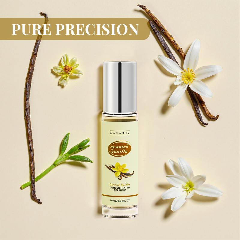 10Ml Roll On Oil Deodorant For Body, Long Lasting Fragrance Vanilla Concentrated Oil Roll-On For Unisex