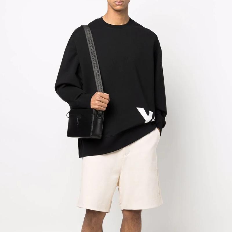 Y-3 Ss22 Logo Drawstring Waist Solid Color Shorts Men Shorts Beige HG6207