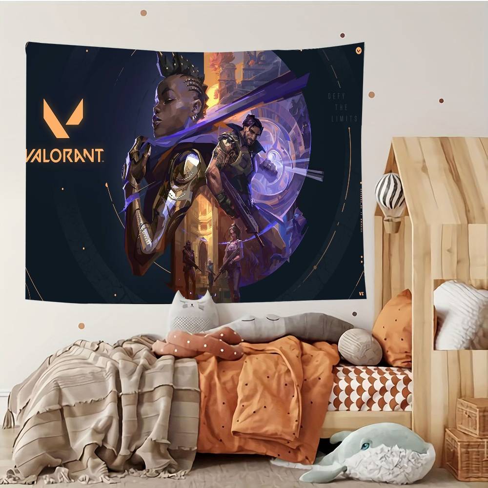 Game VValorant Tapestry Customizable Tapestries Of Various Styleswall Hangings Celebrity Photo Printingwall Hangings