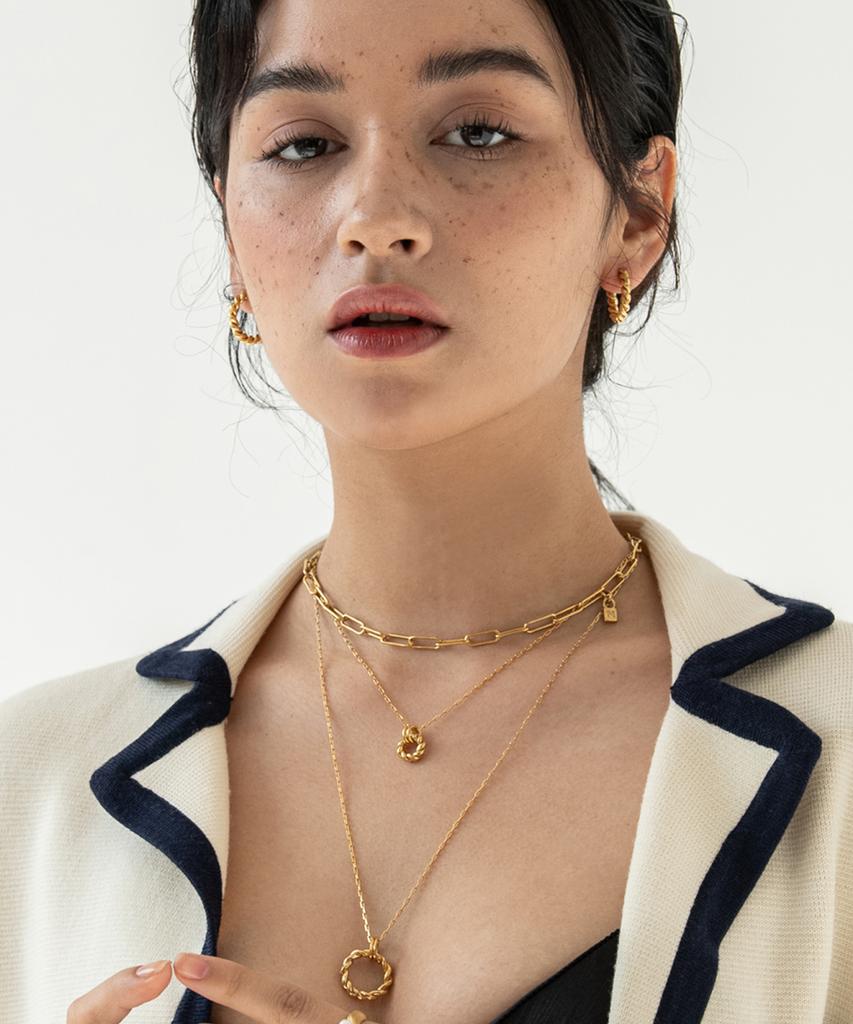 Marta Clip Necklace_Silver