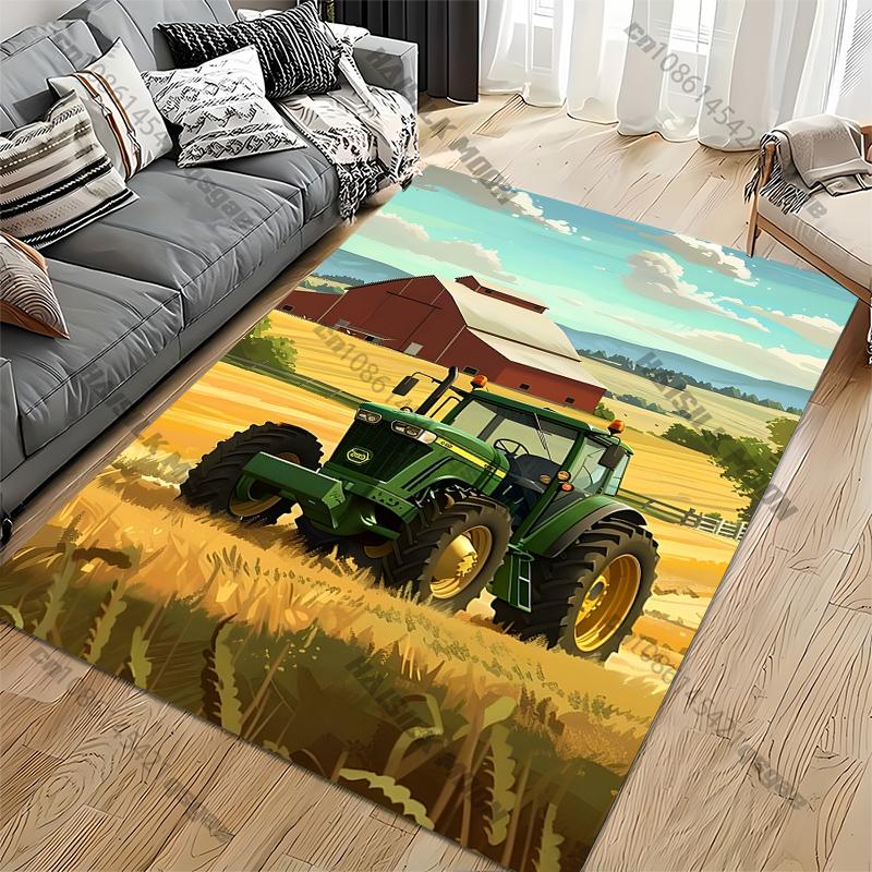 

Large Machinery Tractor Carpet Non Slip Floor Mat for Living Room Kitchen Entrance Door Balcony Washable Rug Home Decor 40x60cm