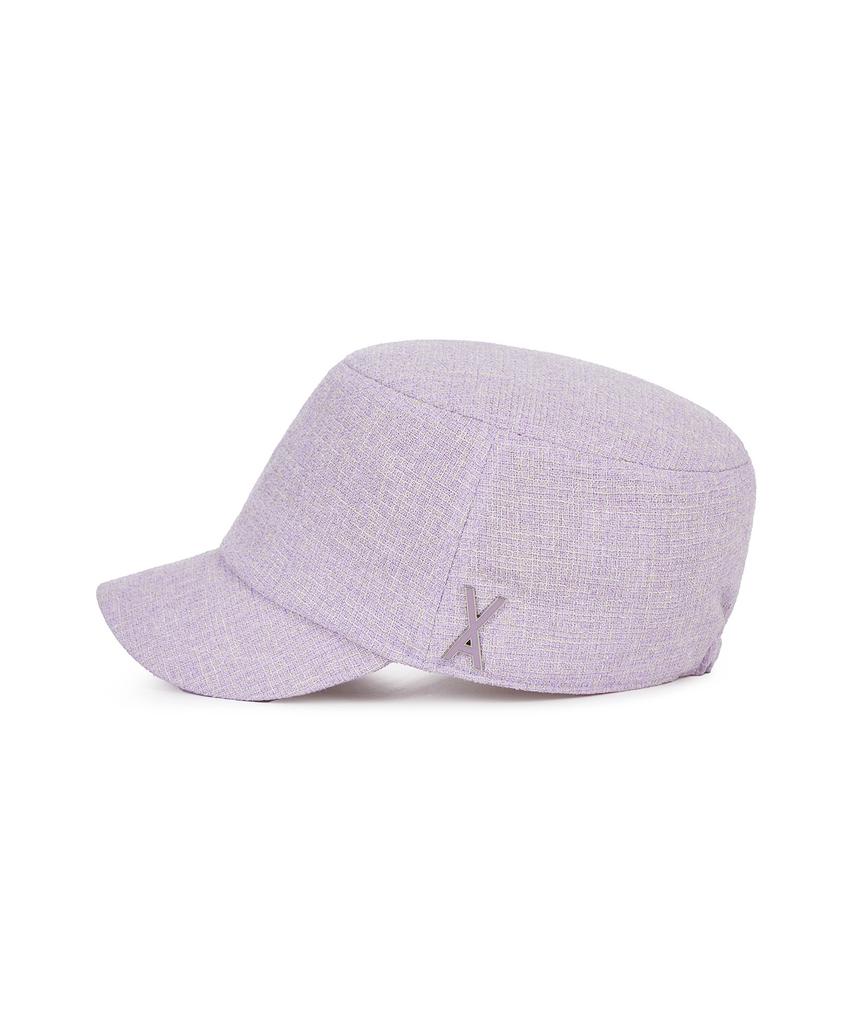 Bajal Epoxy Stud Bellboy Cap Purple