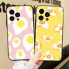Frangipani Phone Case For IPhone 17 Air 16 15 14 13 Pro Max 11 12 Black Silicone Cover