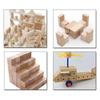 10 Pieces Square Wooden Blocks Cubes Embellishments for Crafts DIY Puzzle Making