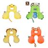 Baby Car Neck Pillow With Cartoon Animal Designs For Comfort And Protection