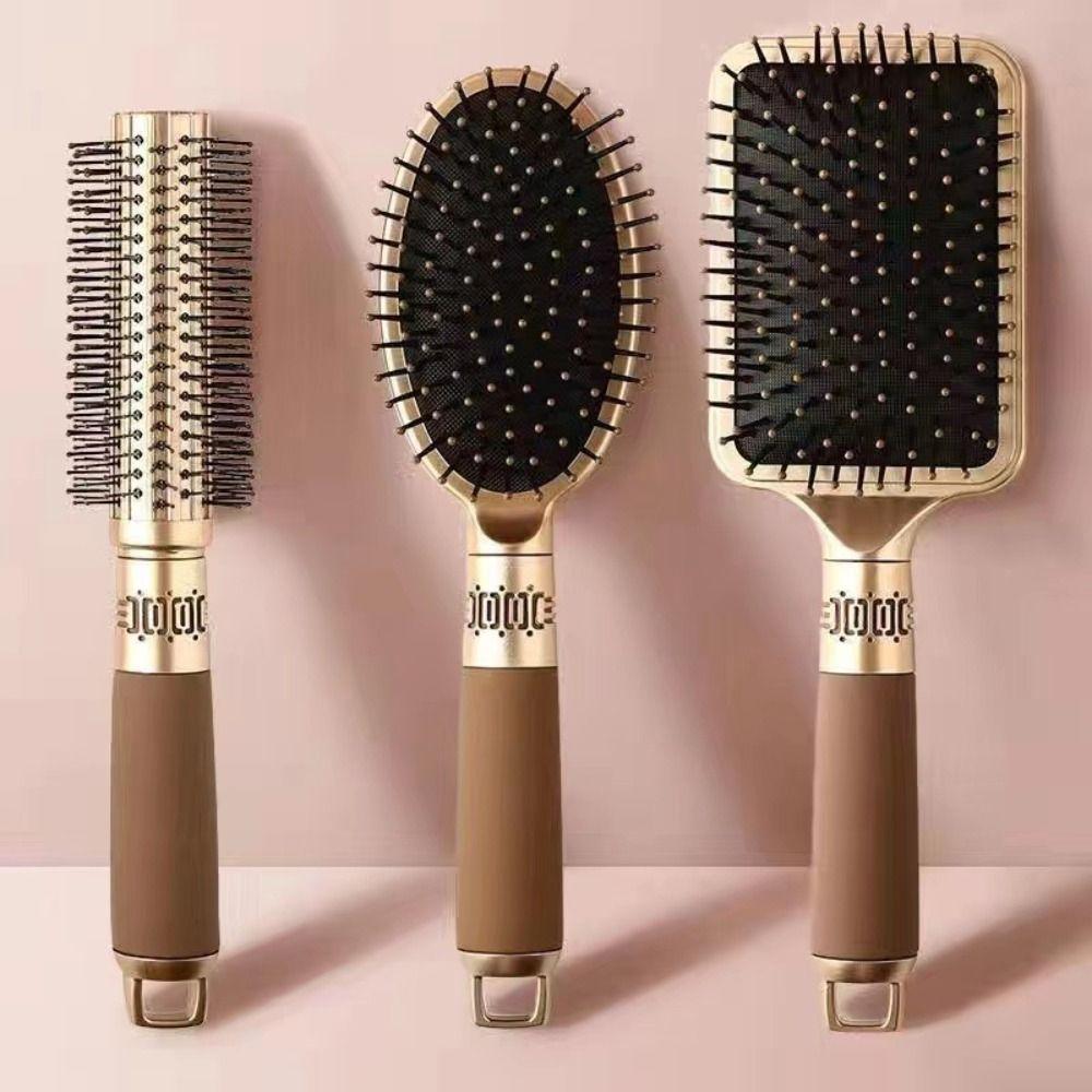 Oval Hair Brush Gold Massage Comb Elegant Air Cushion Comb